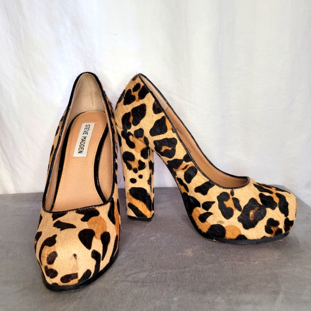 Steve Madden Cheetah print heels